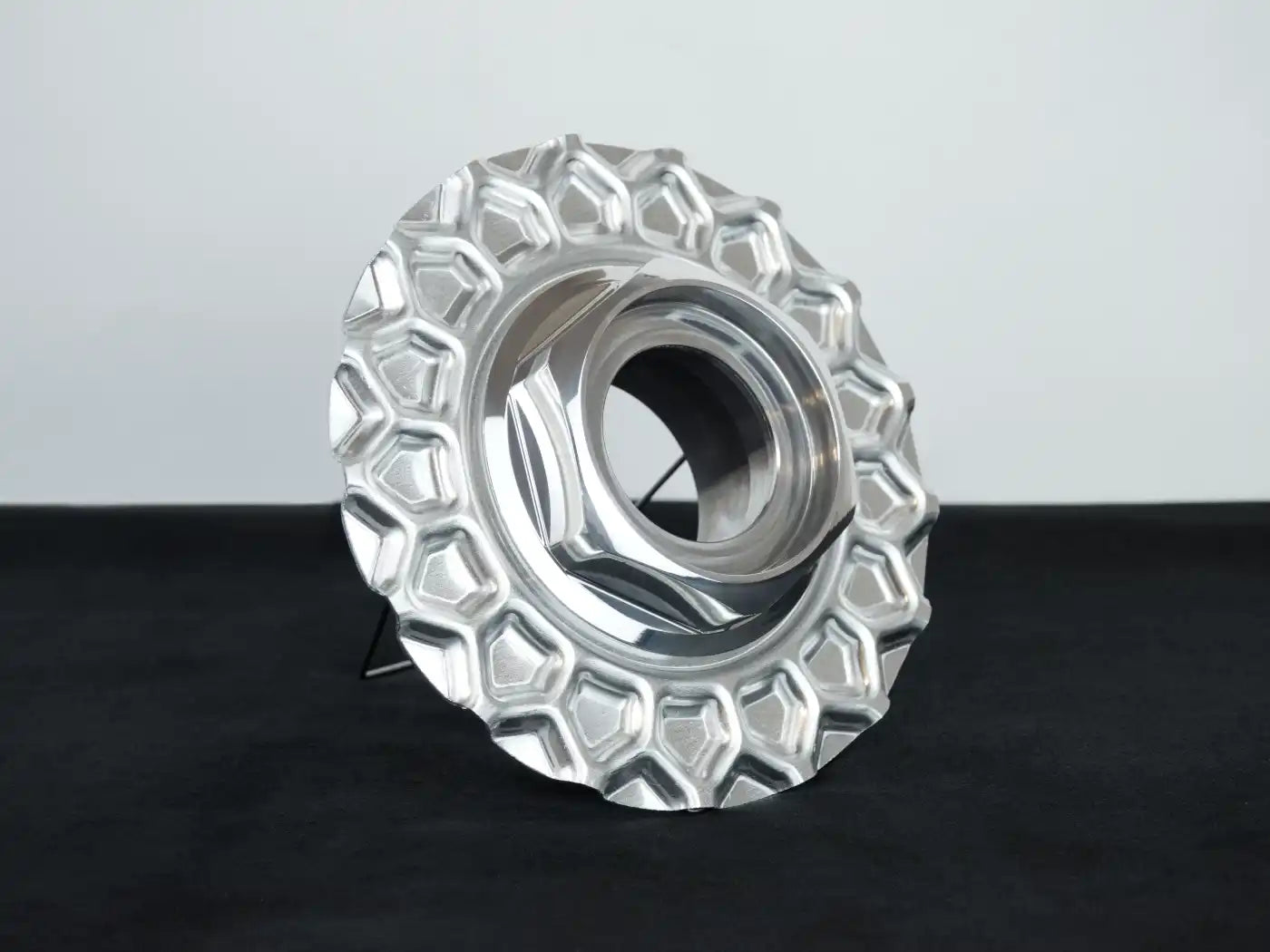BBS RS Large Thread Center Cap 171 mm - Waffle Plate & Hex SET 1/2 Height