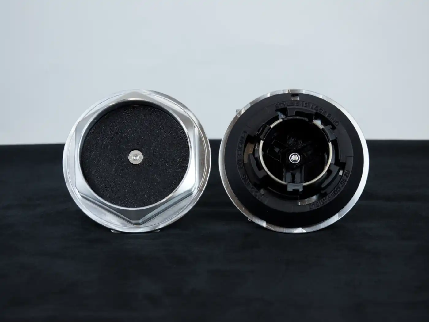 Aluminium Hex + Locking ring  ONLY - BMW e30 15" 4x100 wheels