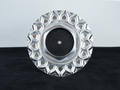 BBS 15" 16" Style 5 center caps - set with ALU billet hex and ALU waffle plate