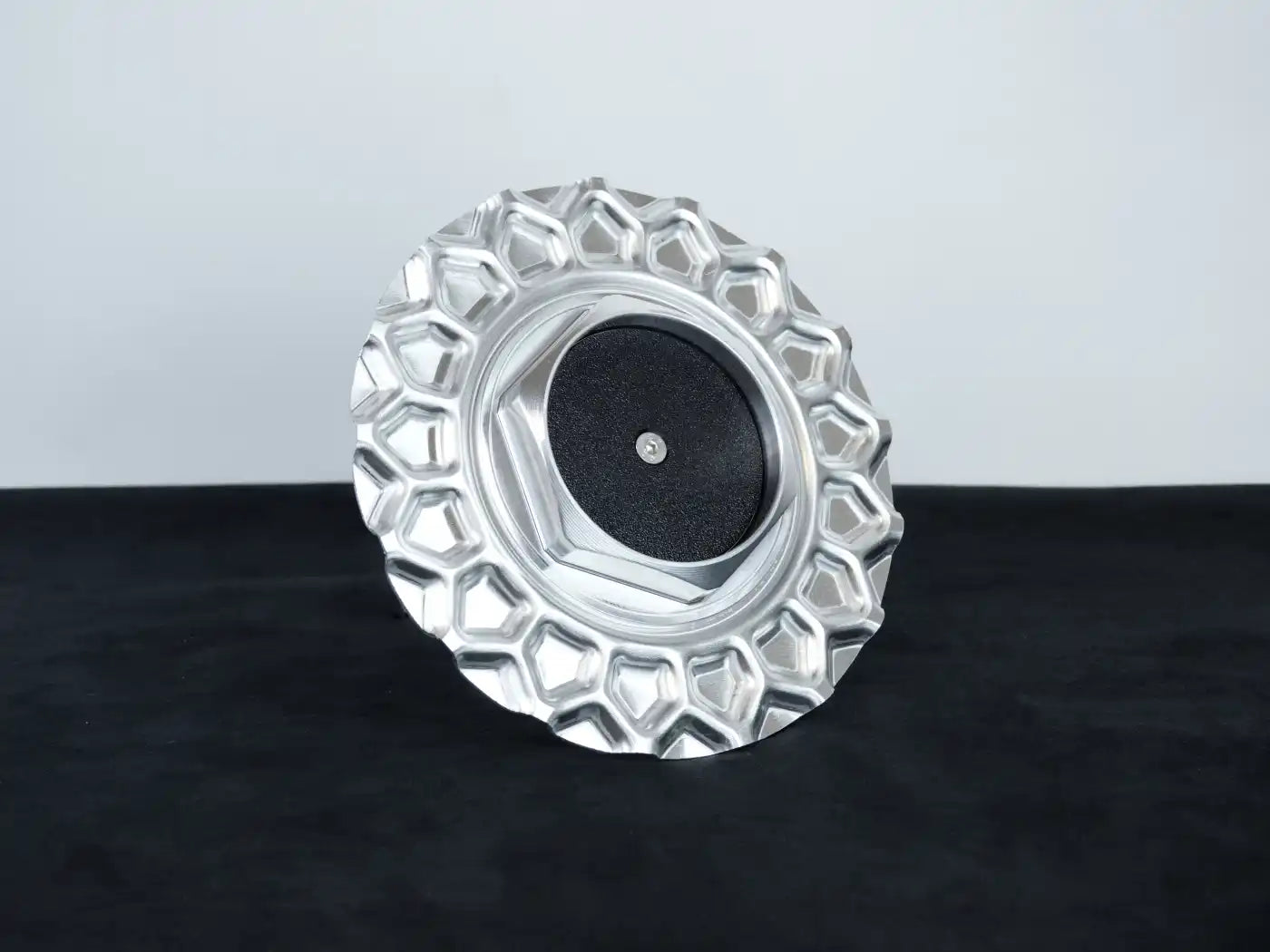 BBS 15" 16" Style 5 center caps - set with ALU billet hex and ALU waffle plate