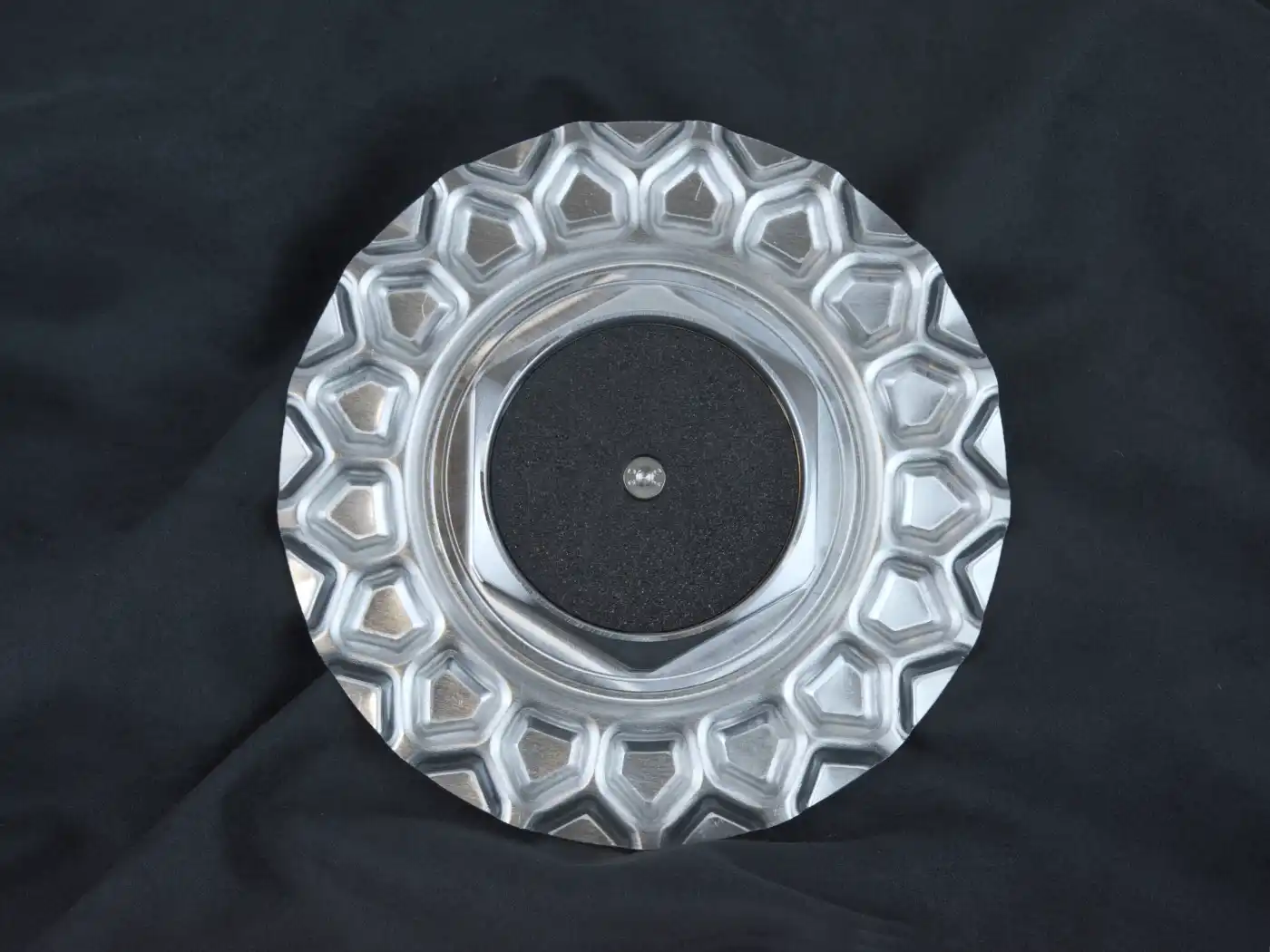 BBS 15" 16" Style 5 center caps - set with ALU billet hex and ALU waffle plate