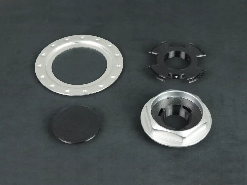 BBS VW  RJ407 RM012 center caps - ALU hex and waffle plate