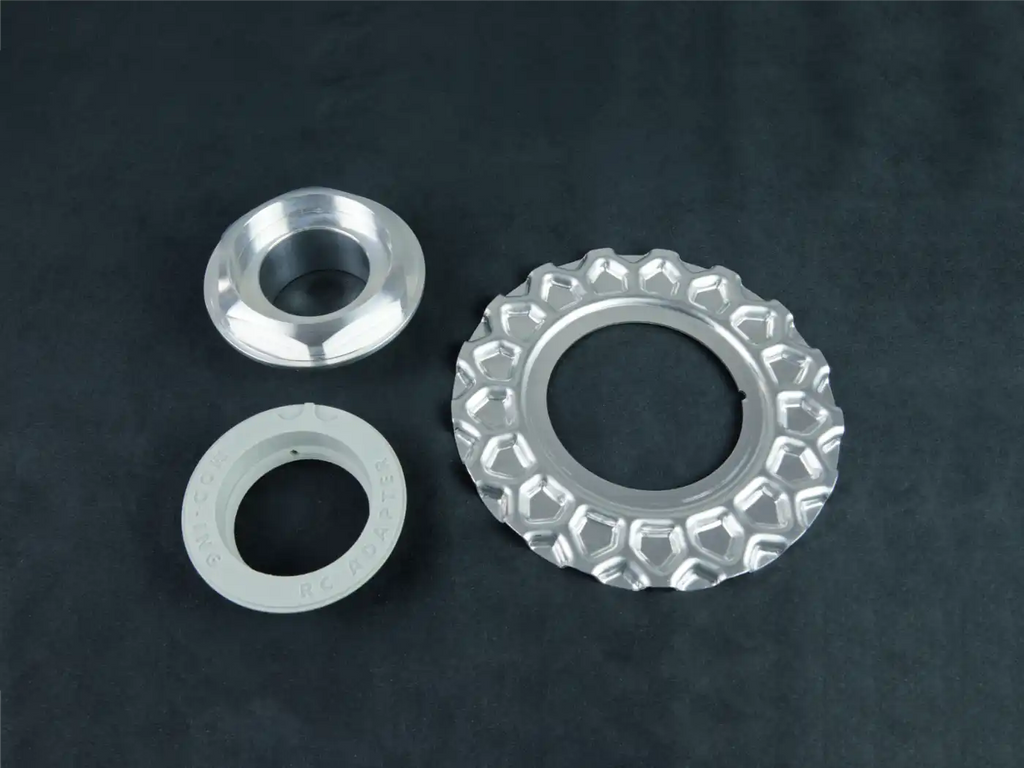 BBS RC Billet ALU Center Caps - RS waffle design