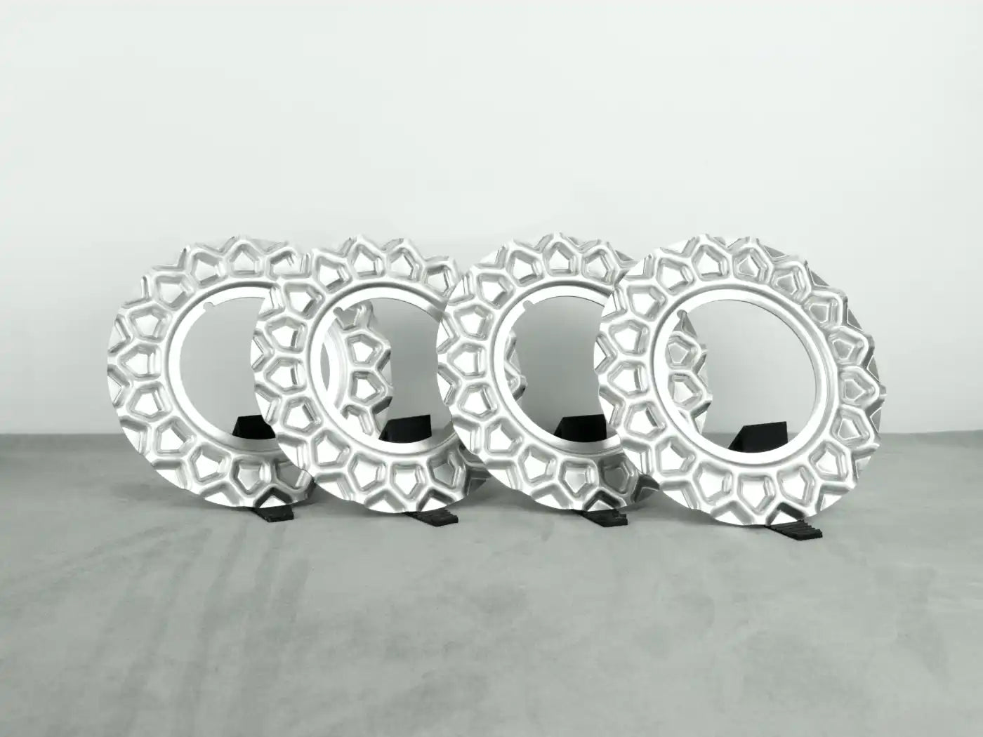 BBS RZ Mercedes JDM plate - large hole aluminum center cap